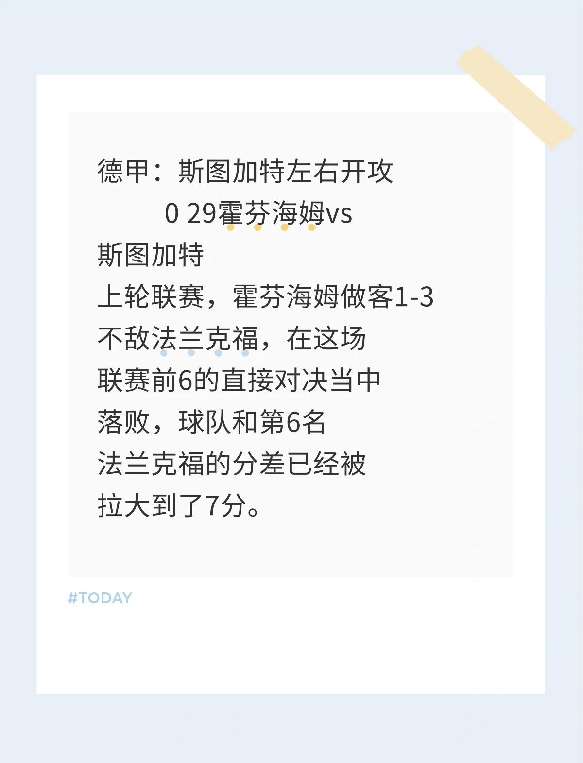霍芬海姆对阵斯特拉斯堡，实力对比不分上下的简单介绍