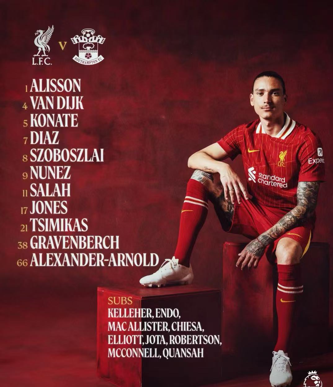 九游体育直播-利物浦主场4:1大胜升班马南安普顿，继续领先的简单介绍